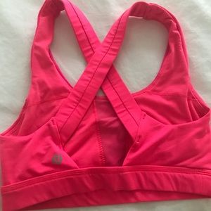 Lululemon hot pink sports bra!